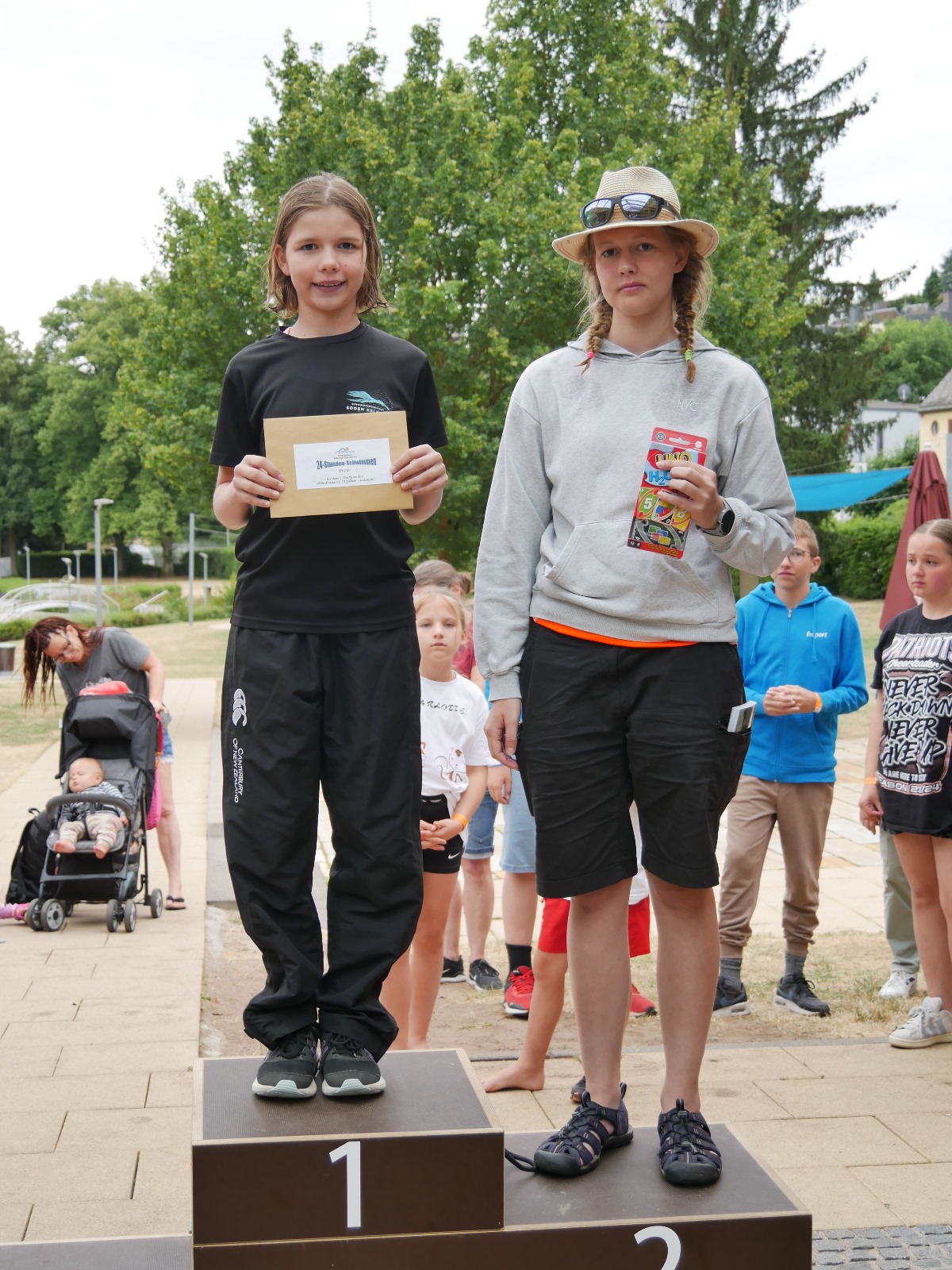 Die ersten drei in der AK 11-15: Mia, Luise, Nele-Sophie (nicht auf dem Bild)