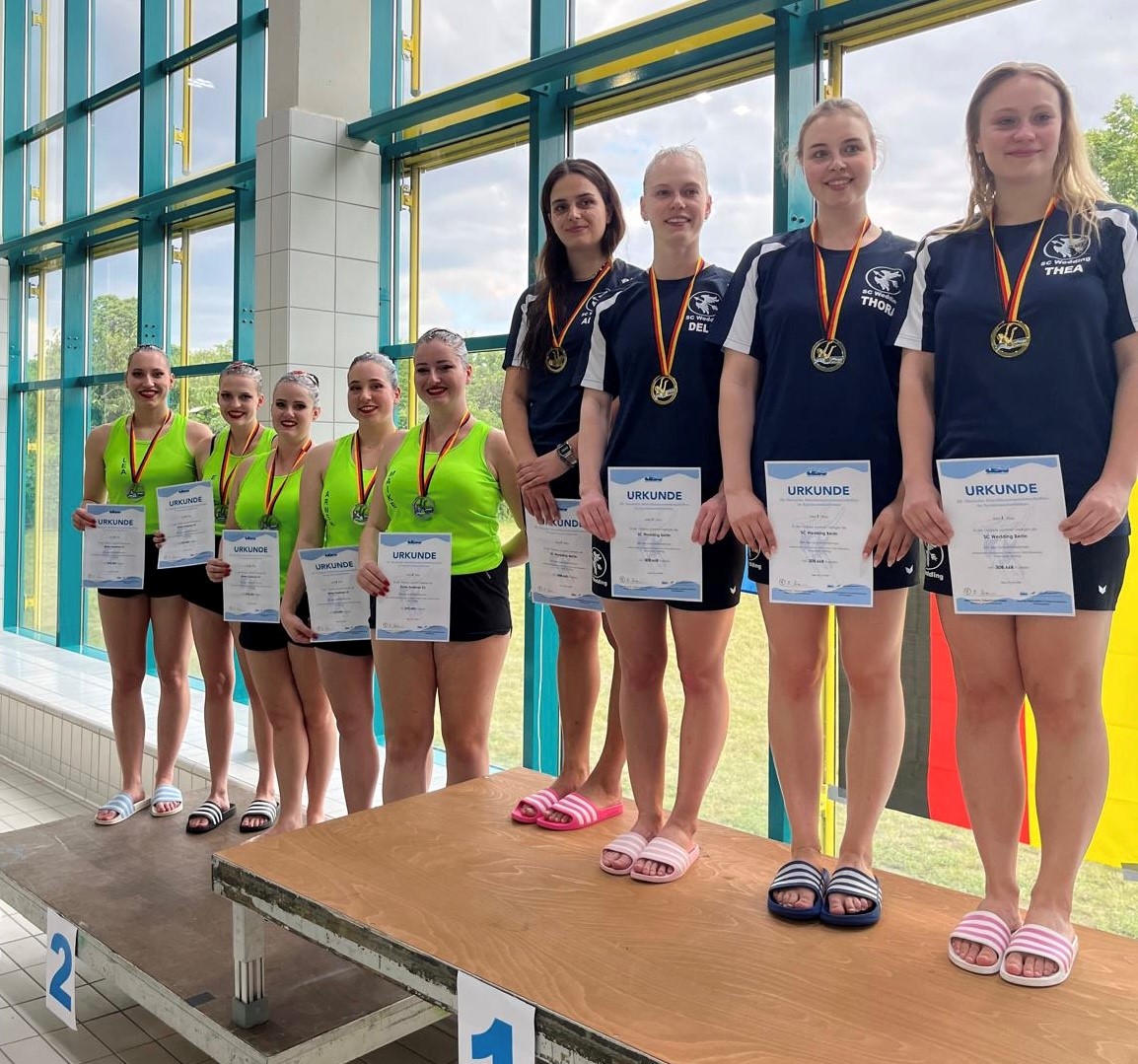 Deutsche Vizemeister in der Gruppe