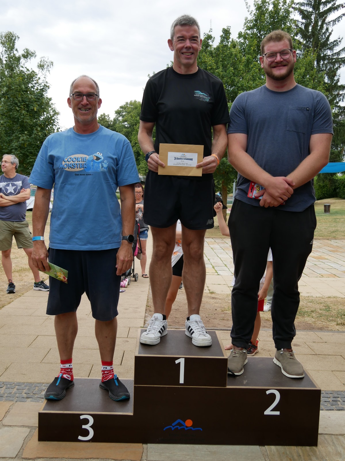 Die drei ersten über 16 Jahre: Edward, Moritz, Frank